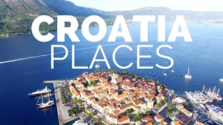 10 Best Places to Visit in Croatia  Travel Video [upl. by Eelan]