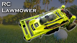 Robot cordless zero turn Remote Control lawn Mower for Sale RClawnMower remotecontrollawnmower [upl. by Roper]