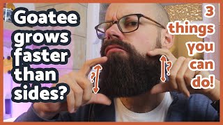 Goatee grows faster than sides  3 beard growing hacks for you [upl. by Naamana162]