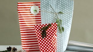 How to Wrap an OddlyShaped Gift  Martha Stewarts Gift Wrapping Hack [upl. by Sekoorb]