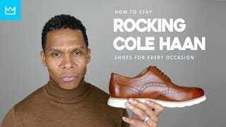 COLE HAAN SHOES FOR EVERY OCCASION  BESTMANMADE [upl. by Idnam]