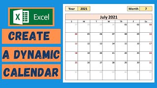 Create a Calendar in Excel  Tutorial [upl. by Alanah]