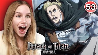 ERWINS LAST CHARGE  Attack On Titan S3 Episode 16 Reaction  Shingeki no Kyojin [upl. by Delphine949]