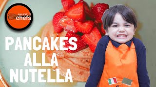 How To Make Pancake Alla Nutella 4k [upl. by Elocen]