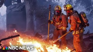 Evacuations ordered in New Mexico village after fastmoving wildfire grows rapidly [upl. by Anastatius849]