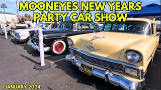 Mooneyes New Years Party 2024 3rd DRAG RACE amp CAR SHOW at Irwindale CA [upl. by Calisa]