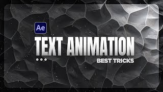 The 5 Most Popular Text Animations in After Effects [upl. by Karole]