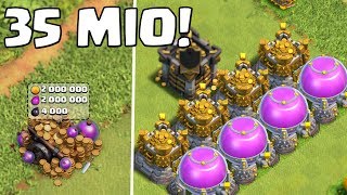 35 MIO LOOT  CLASH OF CLANS  Lets Play CoC Deutsch German HD [upl. by Satterfield]