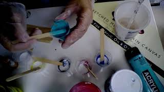 how I mix paints floetrol paint water using different paint makes [upl. by Ilaw945]