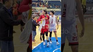 JUNE MAR FAJARDO AT JAPETH AGUILAR PAGKATAPOS NG 49POINT WIN NG SAN MIGUEL SA GINEBRA pba [upl. by Nadabas]