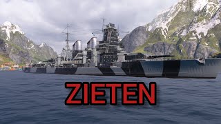 120K dmg  Zieten  world of warships legends [upl. by Ajar43]