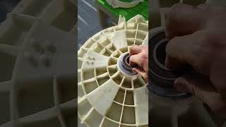 How to fix a Hotpoint washing machine bearings washingmachine repair fix tools diy [upl. by Ehsiom]