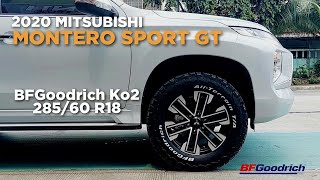 BFGoodrich Ko2 28560 R18  Mitsubishi Montero Sport GT [upl. by Fran]