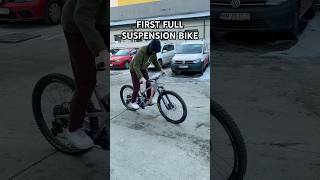 First FULLSUSPENSION MTB Bike bike bicycle mtb mountainbike downhill [upl. by Bascio]