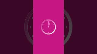 5 seconds stopwatch countdown timer vertical light pink screen 🕒️ [upl. by Nialb775]