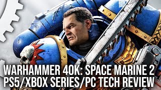 Warhammer 40K Space Marine 2  PS5Xbox Series XSPC Tech Review  Is 60FPS Viable on Consoles [upl. by Cloe]