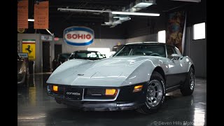 1982 Corvette  64669 Miles 2Tone SilverCharcoalSilver Grey  Seven Hills Motorcars [upl. by Sorci]