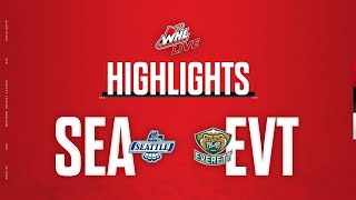 Seattle Thunderbirds at Everett Silvertips 16  WHL Highlights 202324 [upl. by Berni]