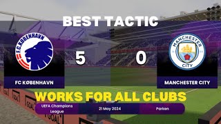 SM24 Tactic Best Tactic Works For All Clubs [upl. by Dutchman]