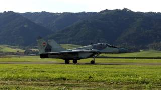 Airpower 2011 Zeltweg Mig 29 Taxi [upl. by Morez]