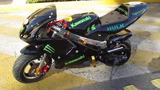 MINI MOTO KAWASAKI 2018 “NUEVA “CON GARANTÍA [upl. by Laehplar]