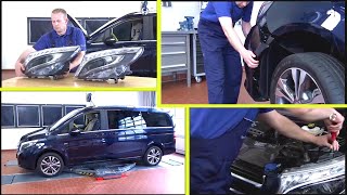 MercedesBenz Vito Leuchteinheit Scheinwerfer austauschen [upl. by Baillie]