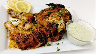 How to Make Peruvian Roast ChickenPollo a la Brasa with Green Sauce [upl. by Atsirk]