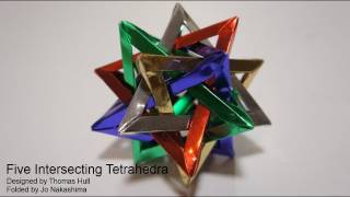 Five Intersecting Tetrahedra Thomas Hull [upl. by Baillieu175]