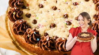 A GIANT Cookie in Cake Form Cookie Cake [upl. by Burrill]