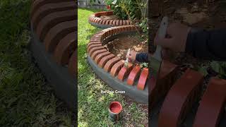 Decoração de jardim com borda elevada🌱 garden diy refugiogreen [upl. by Ynabla]