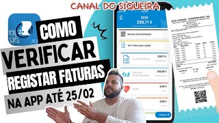 🟢 COMO VALIDAR NOTAS NO APP E FATURA PARA O IRS ATÉ 2502 canaldosiqueira22 [upl. by Erline]