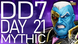 Dark Dimension 7 Day 21  Mythic  Marvel Strike Force [upl. by Steffy]