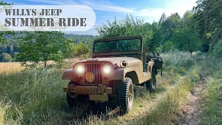 Willys Jeep M38A1  SUMMER RIDE GERMANY [upl. by Demb]