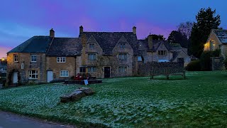 A Never Before Seen Sunrise Skyline  Magnificent COTSWOLDS Village Walk ENGLAND [upl. by Leduar]