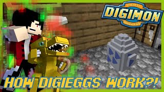 HOW DIGIEGGS WORK Minecraft Digimobs Tamers Episode 10 [upl. by Eirollam]