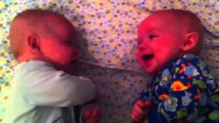 cutest twin babies talking [upl. by Arvid]