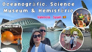 Oceanogràfic Science Museum amp Hemisfèric  Valencia spain 🇪🇸 [upl. by Notsew]