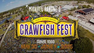 Michael Arnones 32nd Annual Crawfish Fest 2025 Preview Reel [upl. by Lorrie]