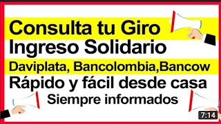 Nuevos Beneficiarios de Ingreso Solidario con Giros Acumulados hasta 1440000  Escuche muy bien [upl. by Amie]