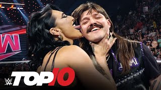 Top 10 Monday Night Raw moments WWE Top 10 July 22 2024 [upl. by Enelhtak]