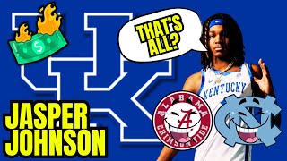 Kentucky Is Officially The Lowest Bidder For Jasper Johnson  Behind UNC and Alabama [upl. by Oiciruam]