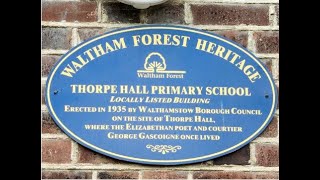 Waltham Forest History Thorpe Hall Primary School E17 4DP [upl. by Pickar899]