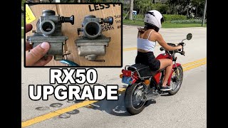 1983 Yamaha RX50 Carb Upgrade Works with YSR50 too [upl. by Topper]