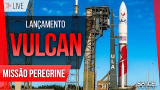 PRIMEIRO LANÇAMENTO DO FOGUETE VULCAN CENTAUR  Peregrine Mission One [upl. by Leunas]