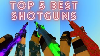 top 5 BEST SHOTGUNS in phantom forces [upl. by Nimajneb]