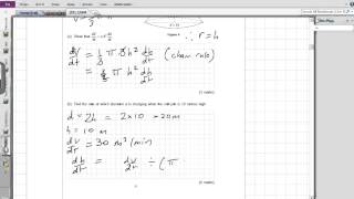 Specialist Mathematics 2011 Exam Q5 [upl. by Deegan]