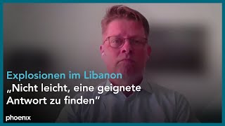 Nahost Guido Steinberg Stiftung Wissenschaft und Politik zur Lage im Libanon am 190924 [upl. by Awad]