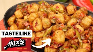 Tofu Sisig Recipe Like Maxs [upl. by Kessel]