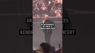 Dr Dre introduces ‘Not Like Us’ at Kendrick Lamar concert [upl. by Straus352]