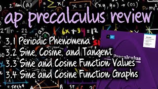 AP Precalculus Review on Sections 31 32 33 and 34 Reteaching and Test Practice Problems [upl. by Noir]